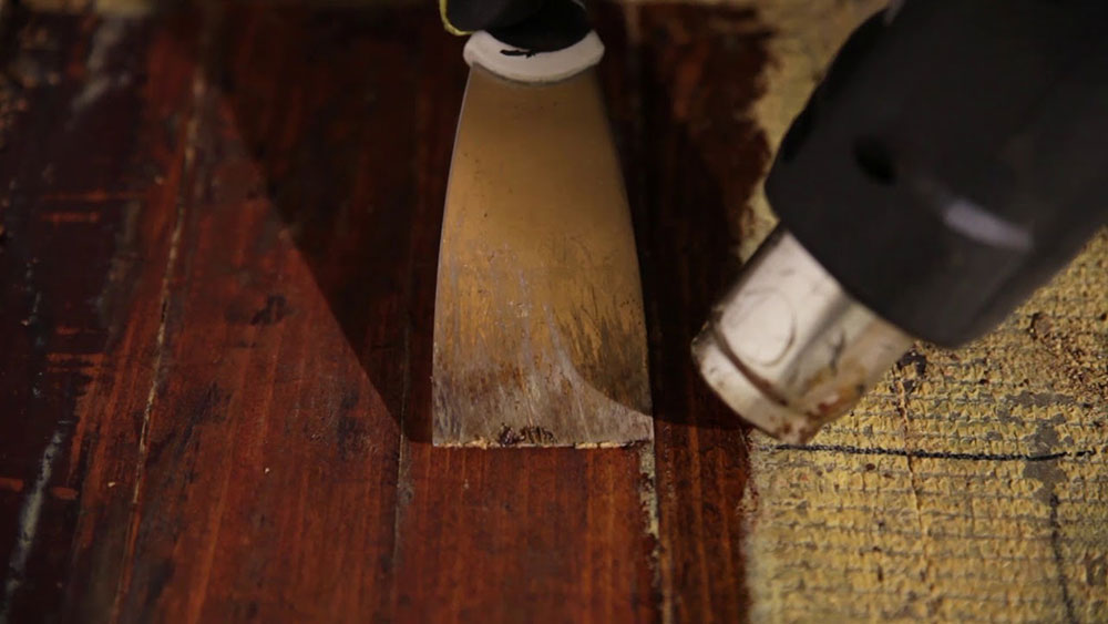 Warmth-Firearm-Or-Hairdryer How to remove glue from hardwood flooring