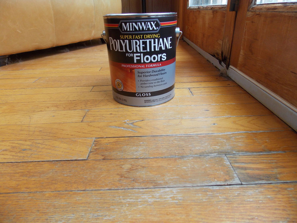 poly How to repair scratches in hardwood flooring