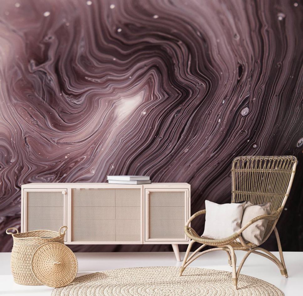 vortex-purple-river-wallpaper-mural-room Top 10 Marble Effect Wallpapers That Make Your Room Look Amazing