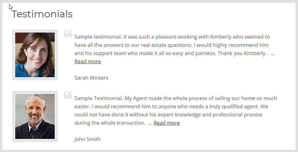 wordpress-testimonials-screenshot-ph 5 Tips To Benefit From Your Real Estate Agent Testimonials