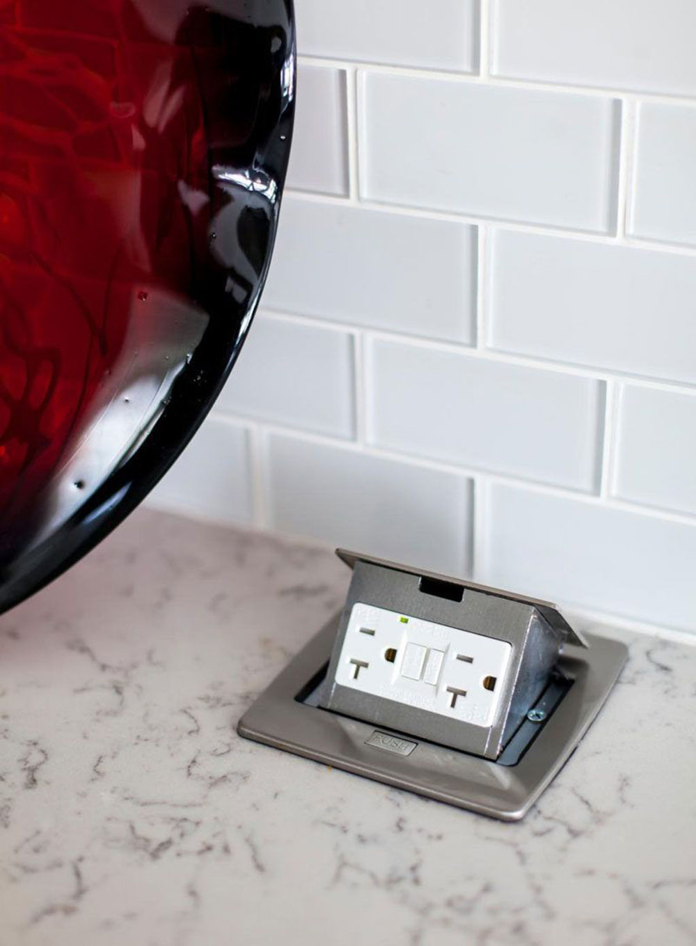 Install-Some-Pop-Up-Outlets How to Hide Outlets in Kitchen Backsplash Like a Pro
