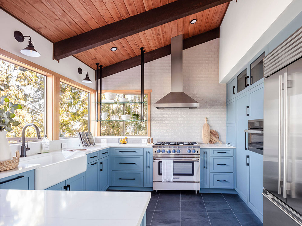 Labarre-Residence-by-Acadia-Craft Gorgeous Kitchen Color Schemes with Grey Floors