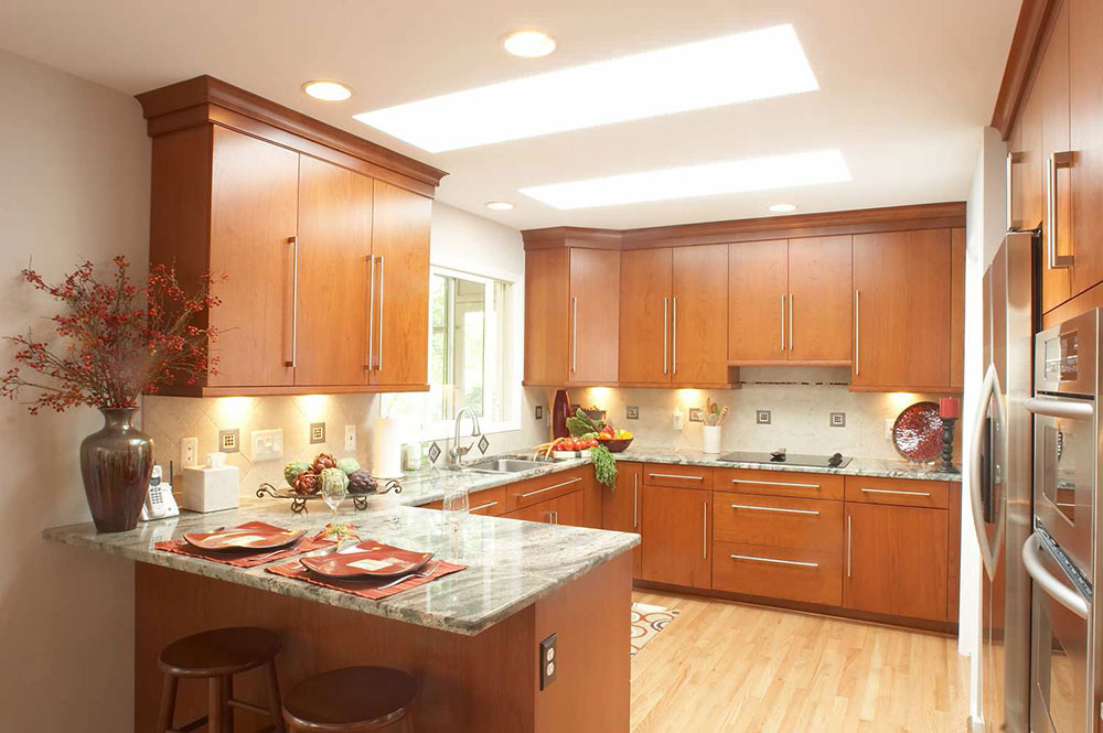 M.J.-Whelan-Construction-by-M.J.-Whelan-Construction The Most Interesting Kitchen Color Schemes with Cherry Cabinets