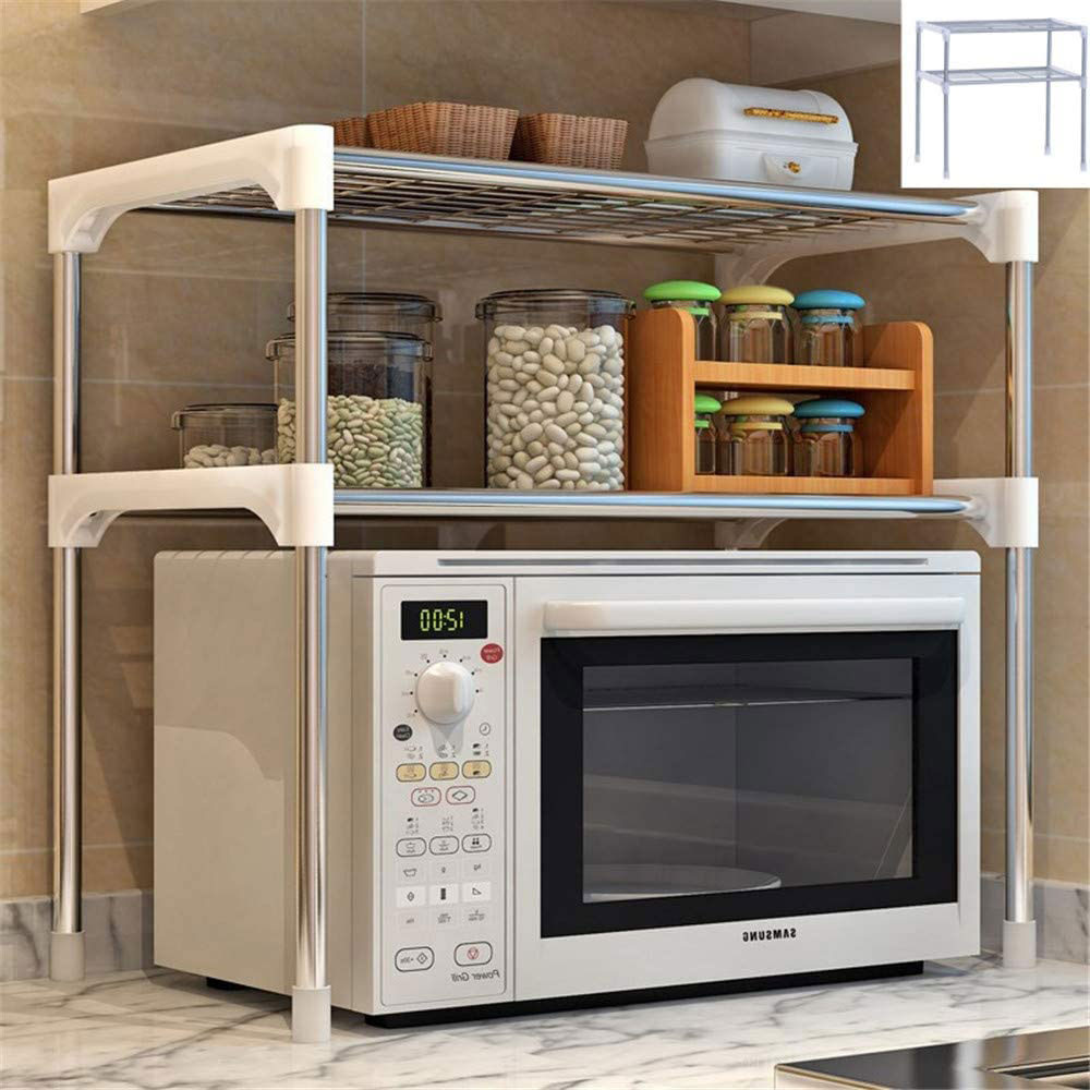 Dedicated-Microwave-Oven-Rack Where to Put a Microwave in a Tiny Kitchen