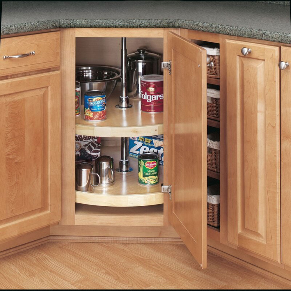 Installing-a-Rotating-Lazy-Susan-Under-Your-Cabinet How to Organize Kitchen Utensils to Find Them Better