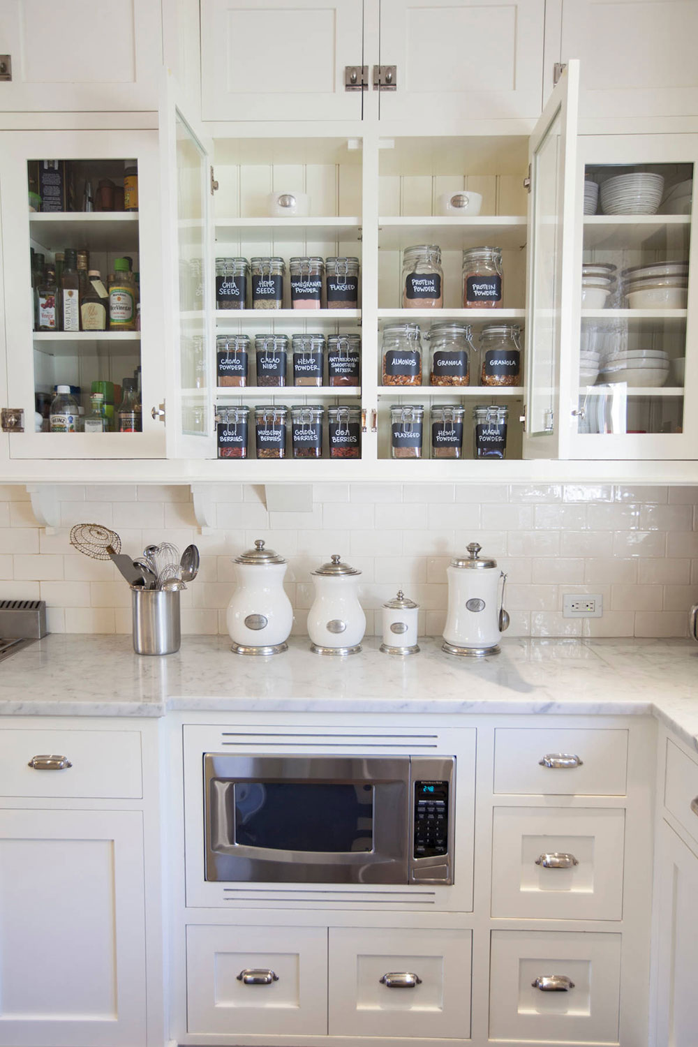 Kitchen-Organization-by-Neat-Method-San-Diego Where to Put a Microwave in a Tiny Kitchen