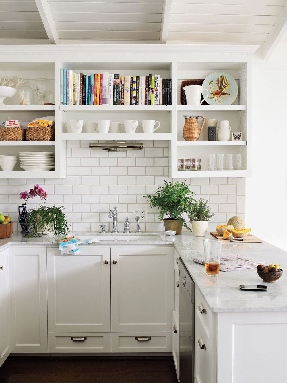 Open-Shelving How To Brighten A Dark Kitchen Without Spending A Fortune