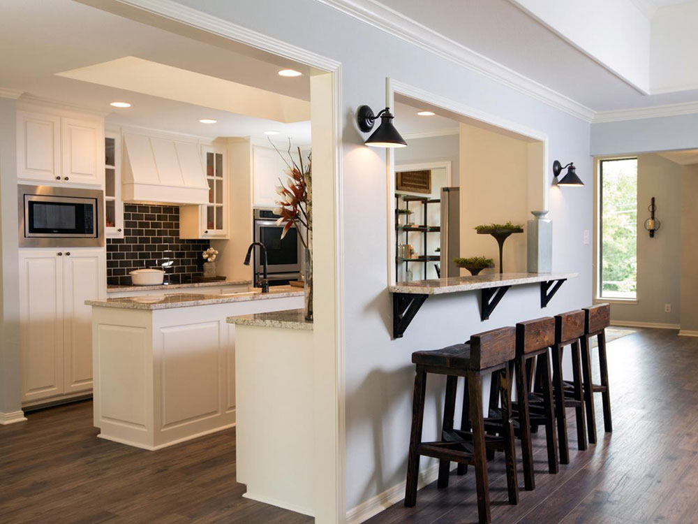 Open-the-Kitchen-to-Other-Rooms How To Brighten A Dark Kitchen Without Spending A Fortune