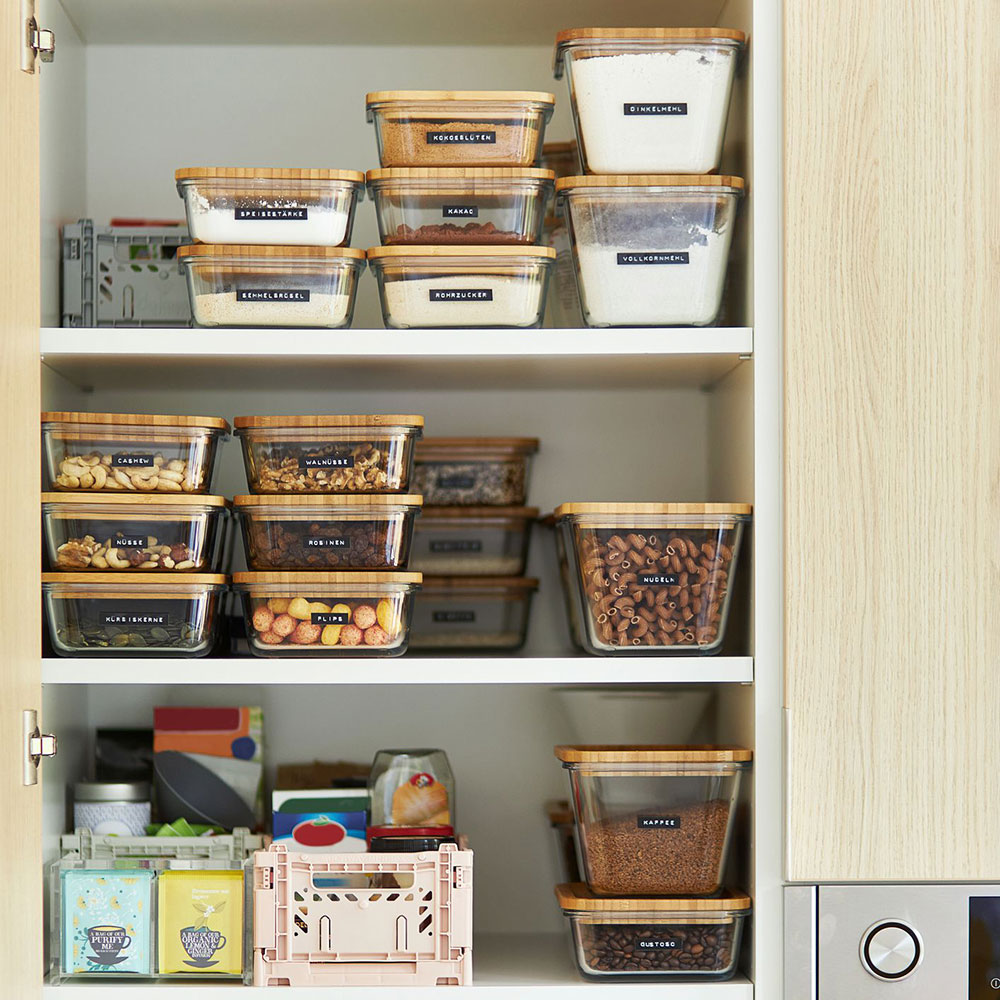 Organize-According-to-Size How to Organize Deep Kitchen Cabinets