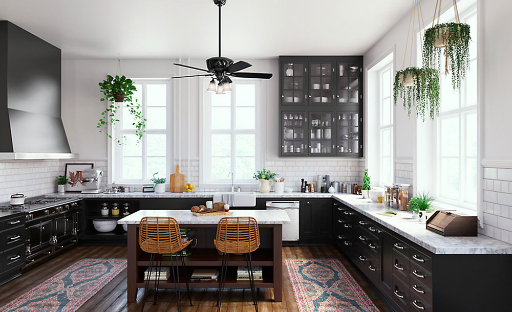 Paint-Your-Ceiling-a-Lighter-Color How To Brighten A Dark Kitchen Without Spending A Fortune