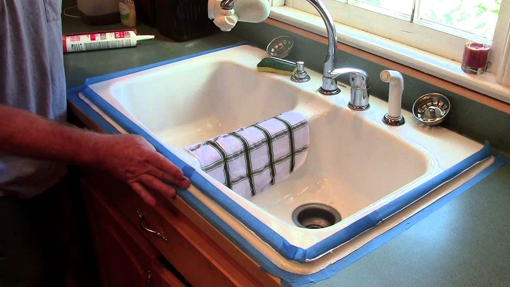 caulk How To Caulk A Kitchen Sink Skillfully