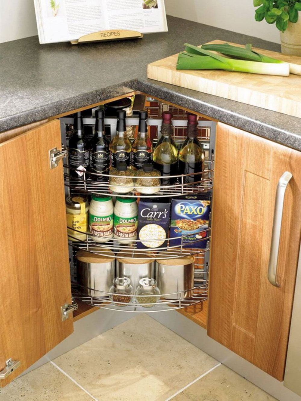 tall How To Organize A Corner Kitchen Cabinet