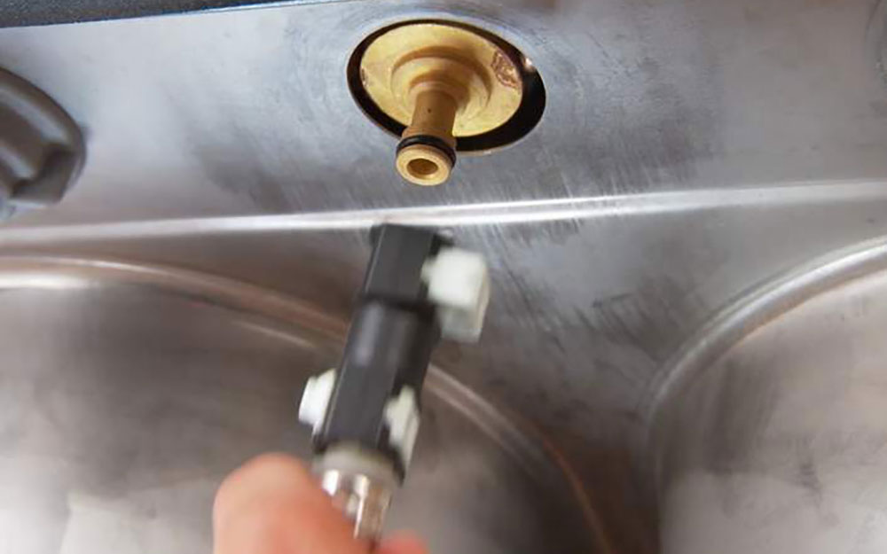 Disconnect-the-Sprayer How to remove an old kitchen faucet