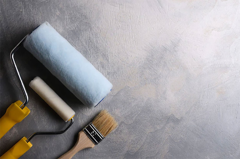 brush-roller How to get a smooth finish when painting kitchen cabinets