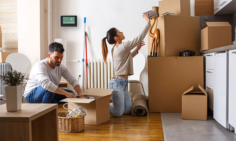 just-moved-security-system Tips for moving out in a rush
