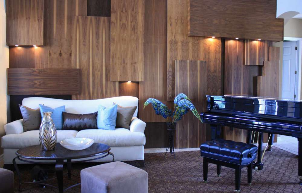 1-70-1 How to Decorate a Living Room with Wood Paneling