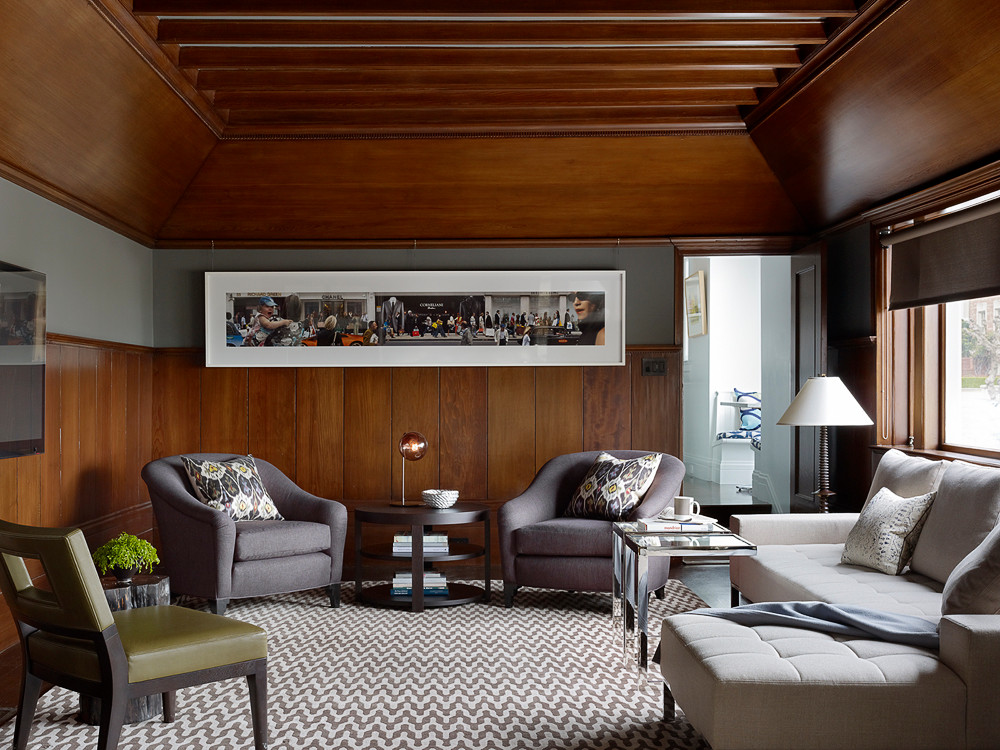 1-71 How to Decorate a Living Room with Wood Paneling
