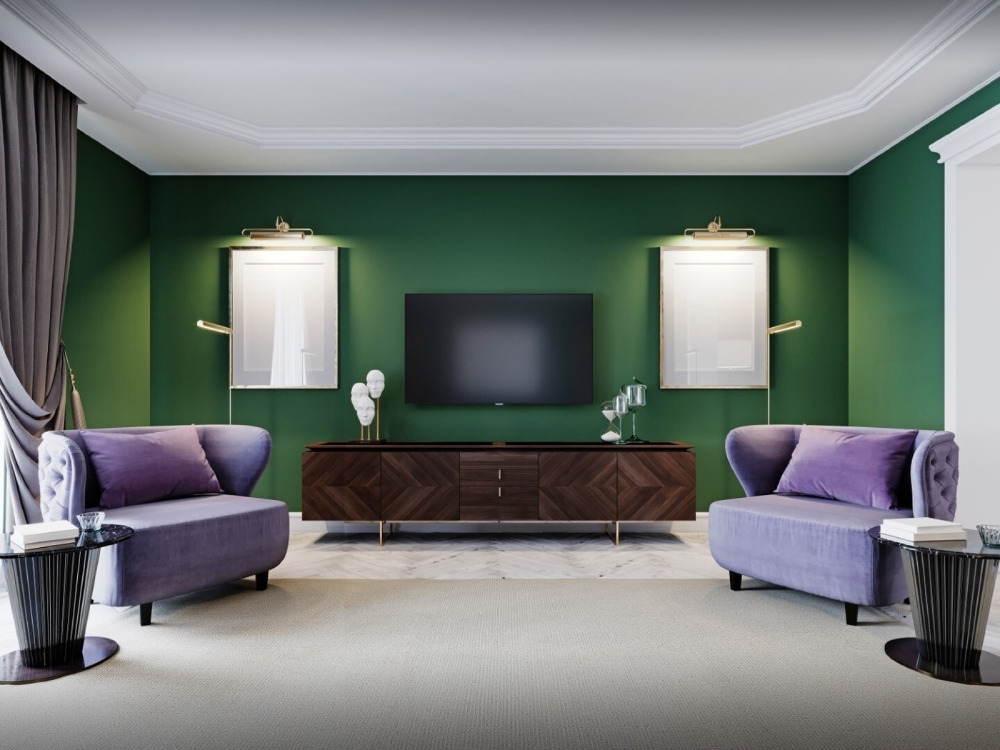 1-43-7 Colors That Go With Dark Green: Nice Interior Ideas