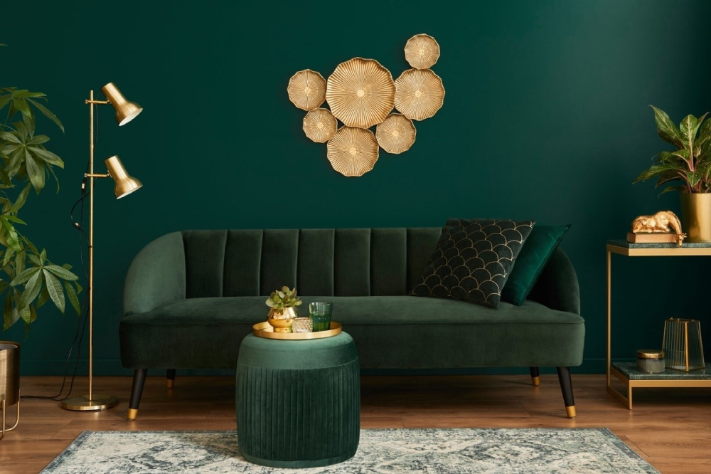 1-44-6 Colors That Go With Dark Green: Nice Interior Ideas