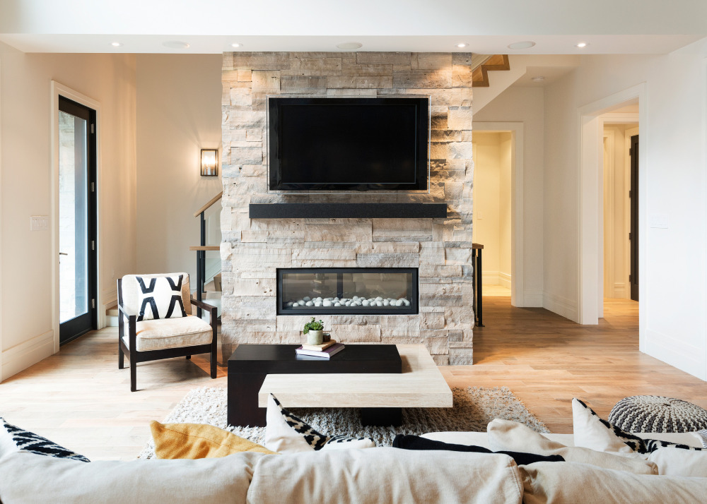 1-16-2-1 Electric fireplace ideas with the TV above: 14 Examples