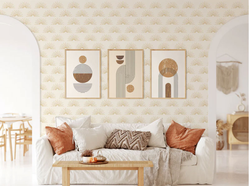 2 Bohemian Vibes: Create an Ethereal Atmosphere with Boho Peel and Stick Wallpaper